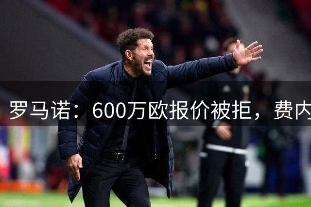 罗马诺：600万欧报价被拒，费内巴切已提出新方案再尝试签卢卡库
